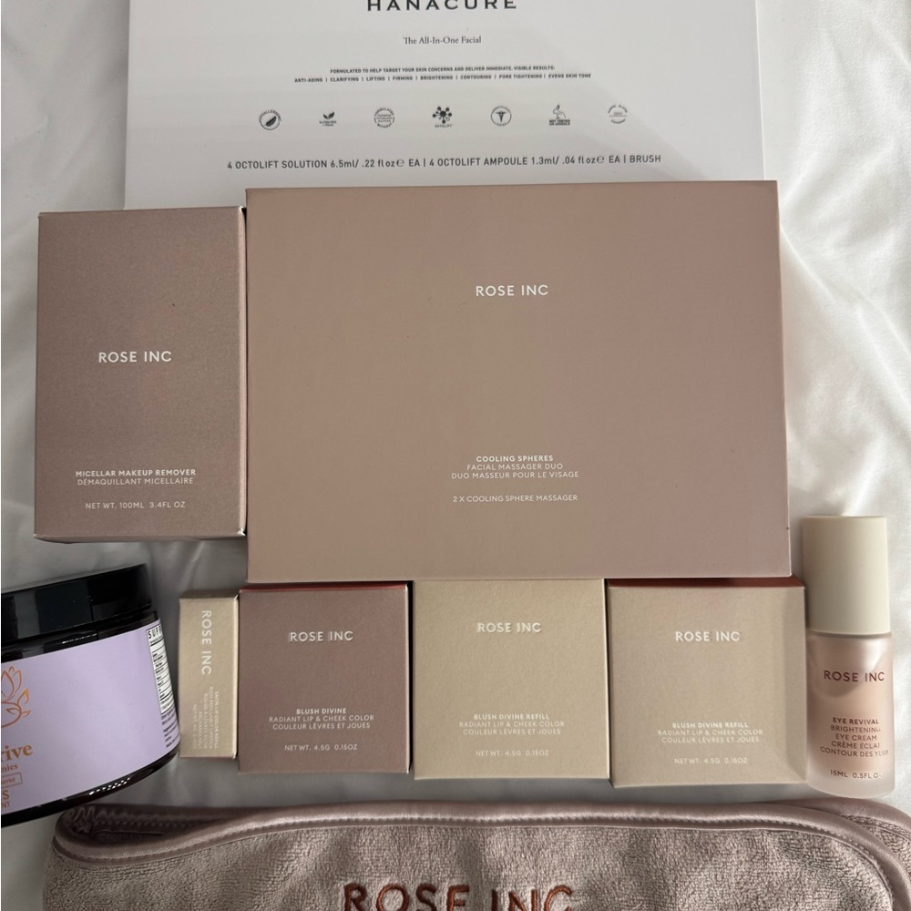 Rose Inc Beauty Set + Hanacure + Hollistic Goddess